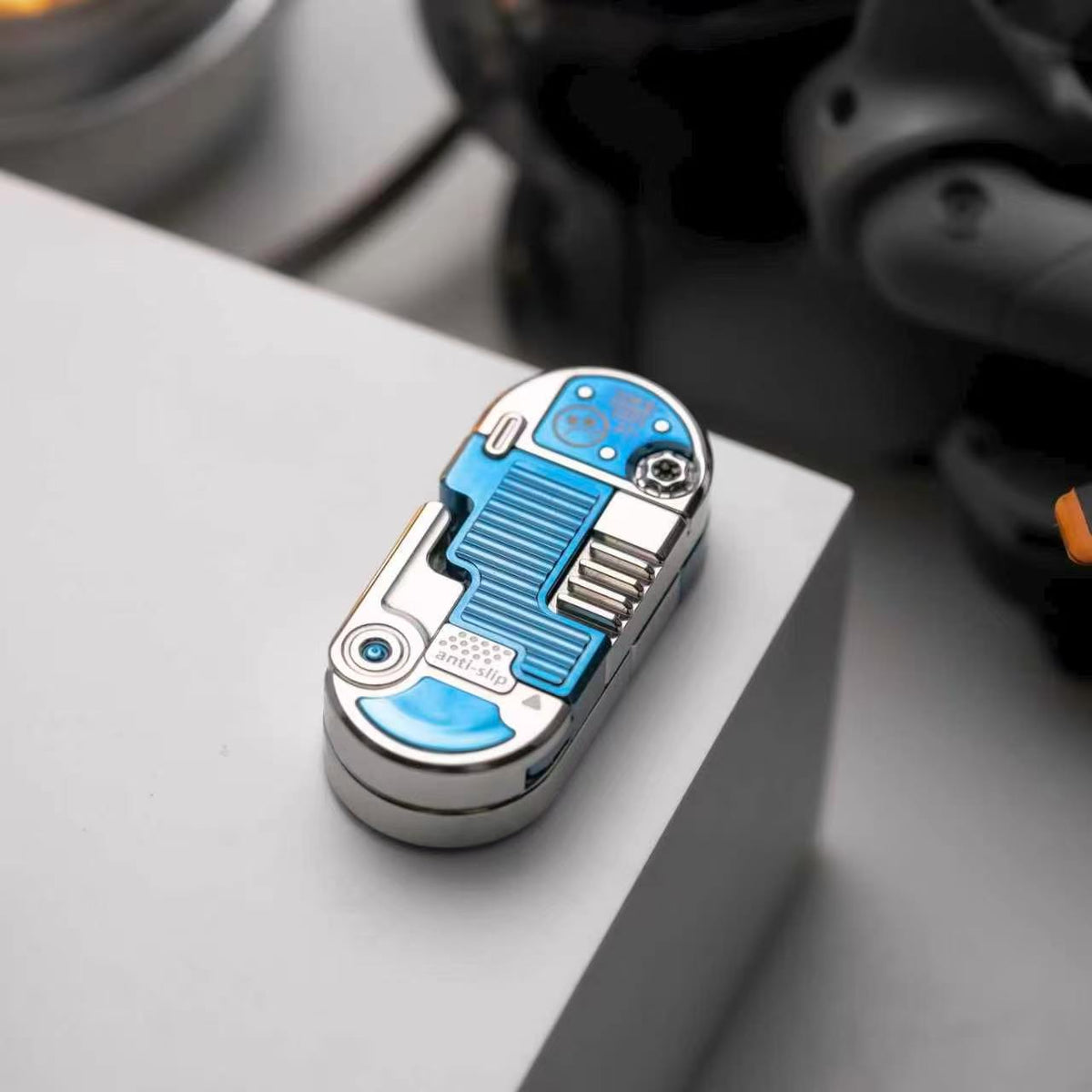 Metal Toys Dz Top B MECHA Special Edition Hand Haptic Fidget Slider for Collection & Gift