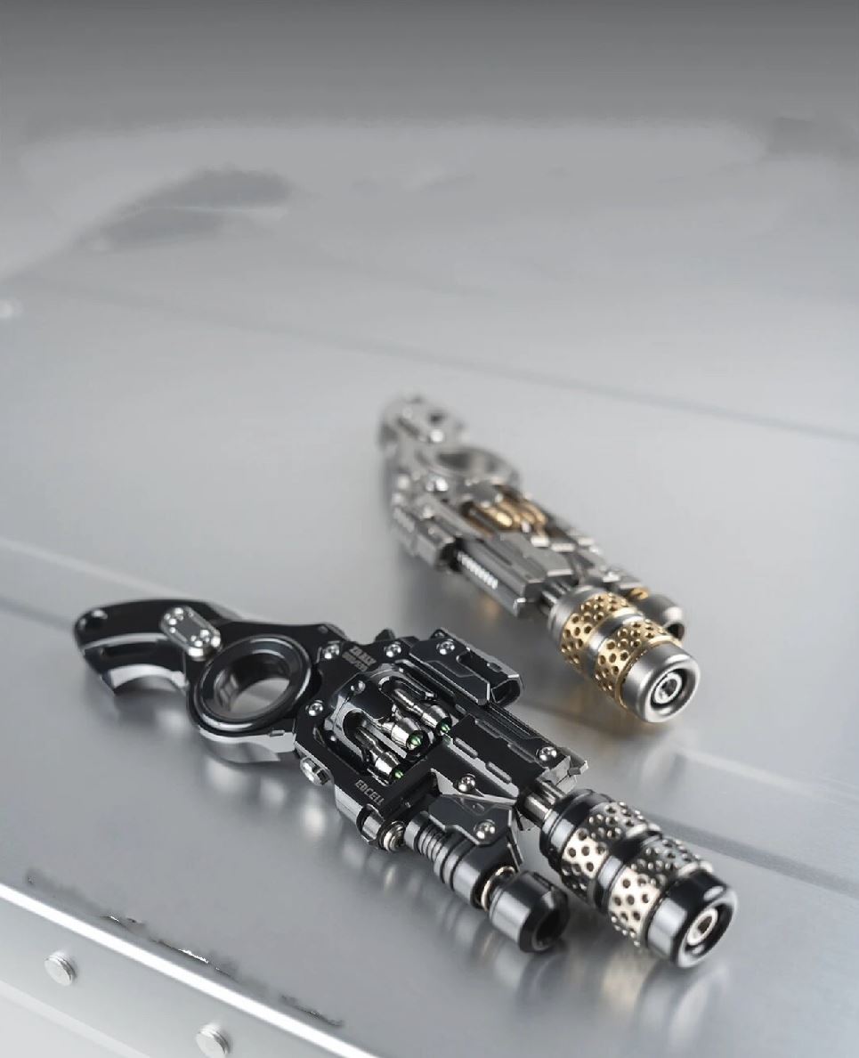 EDCELL Zirconium "Breaker Howitzer Project ver.2" Hand Push Slider EDC PPB Fidget Toys for Collection & Gift