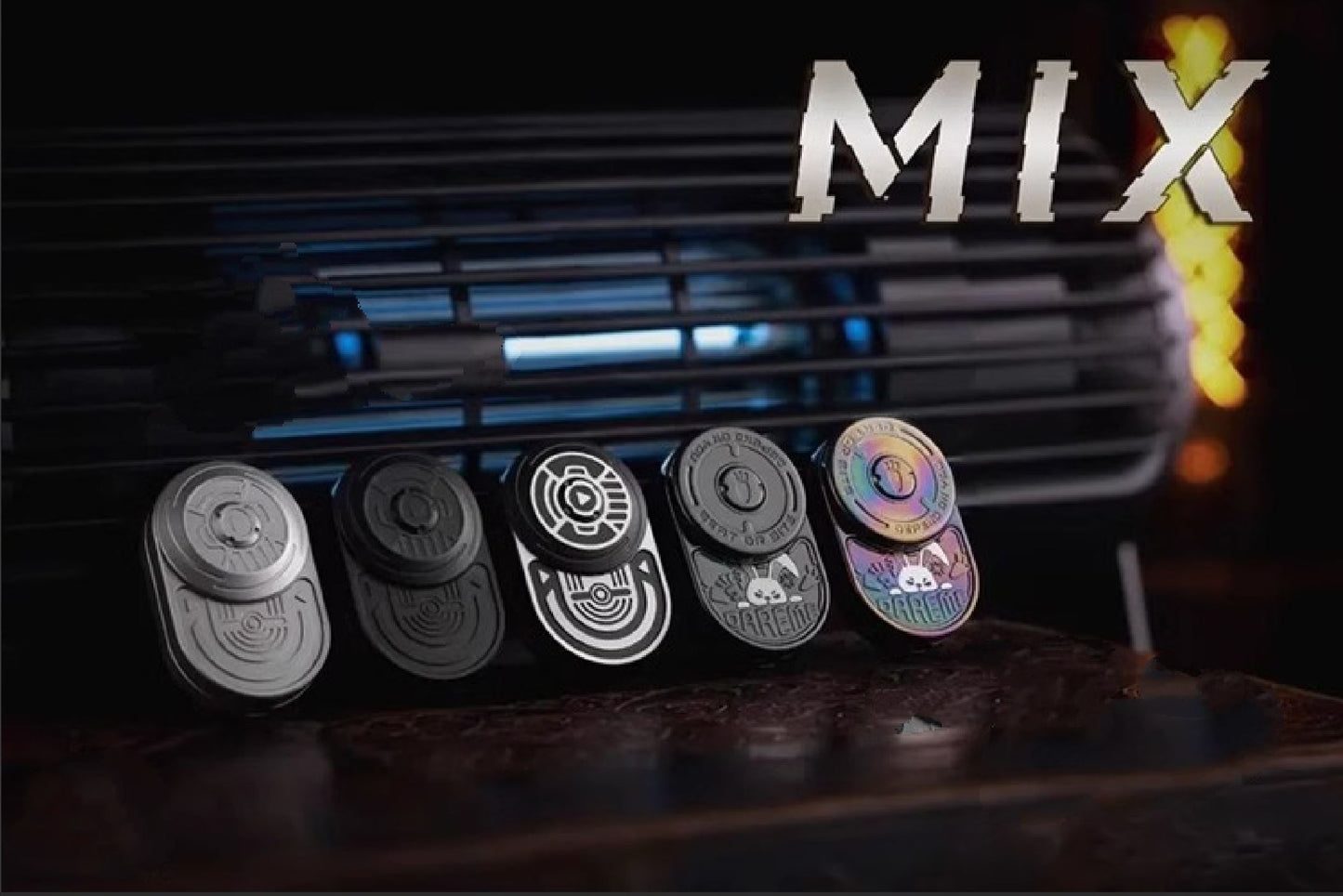 New MOT MIX EDC Zircuti Rabbit - Zelda Hand Push Slider for Collection & Gift