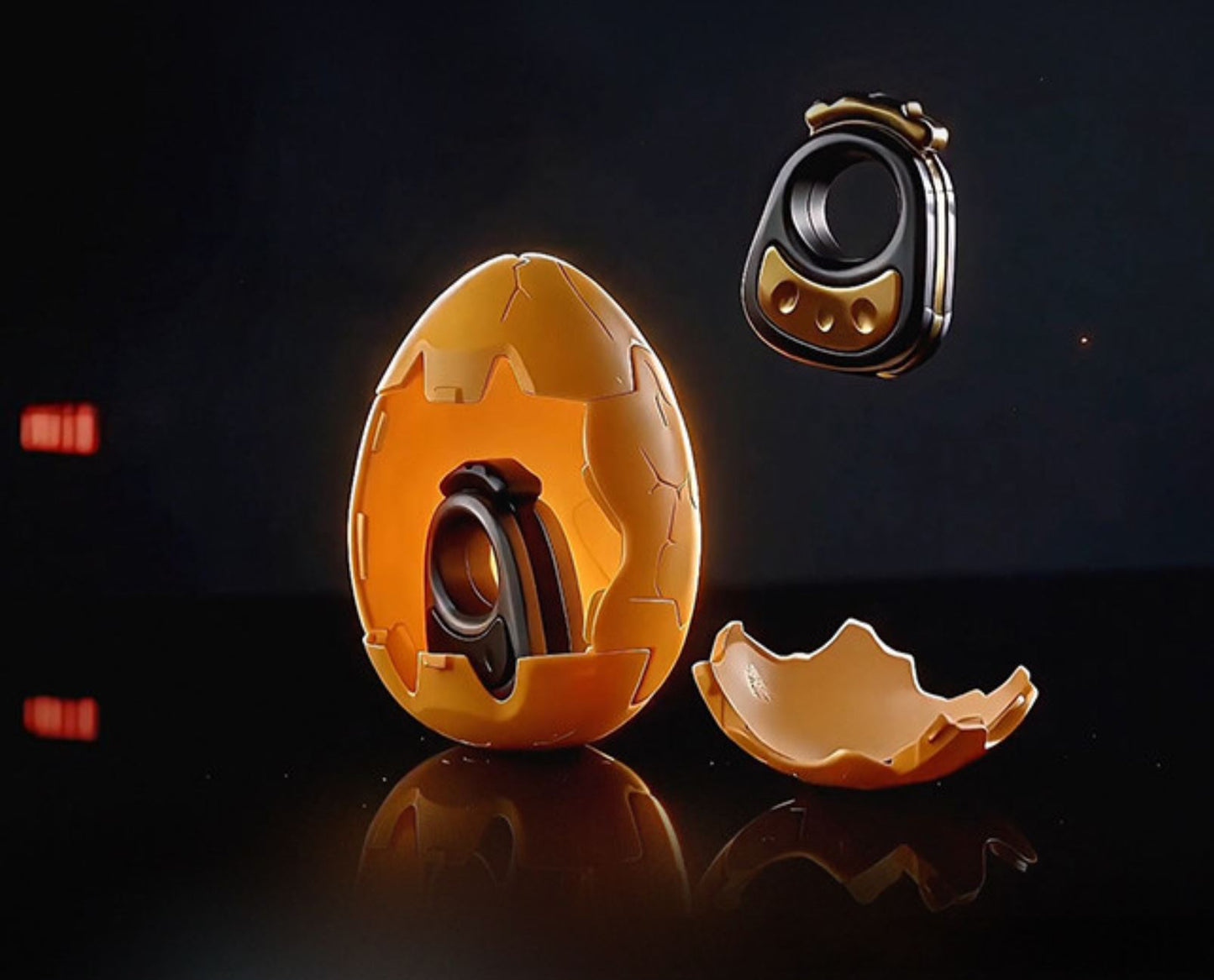 ACEdc Chick, Knuckle Slider Titanium Zirconium Fidget Toy for Collection & Gift