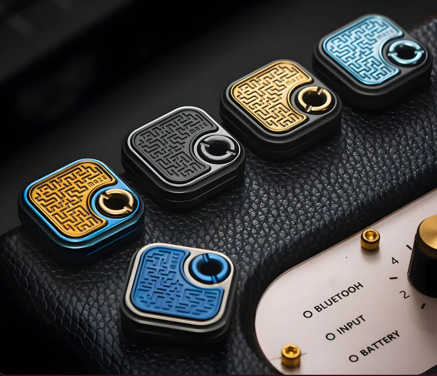 01 EDC Mini Toast Mechanical MAZE Hand Push Slider for Gift & Collection