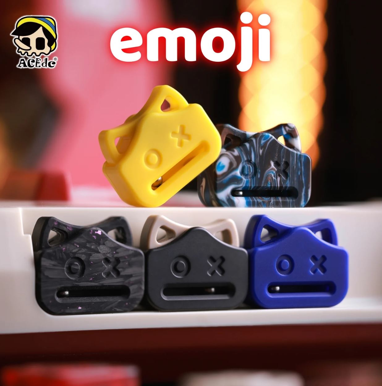 ACEdc Mini Emoji Fidget Toy for Gift & Collection