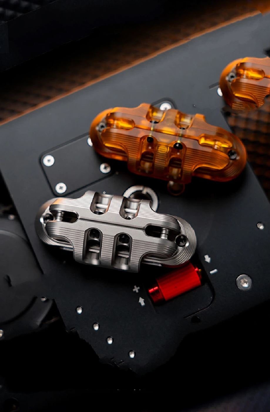 WANWU PARASKELETON EXOSKELETON PEEK PEI Mechanical EDC PPB Hand Haptic Push Slider for Gift & Collection