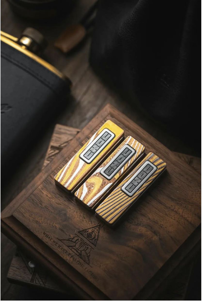 Lautie Choc Zirconium - Stainless Steel Mechanical Slider | Lautie Choc Hand Haptic Slider EDC for Collection & Gift