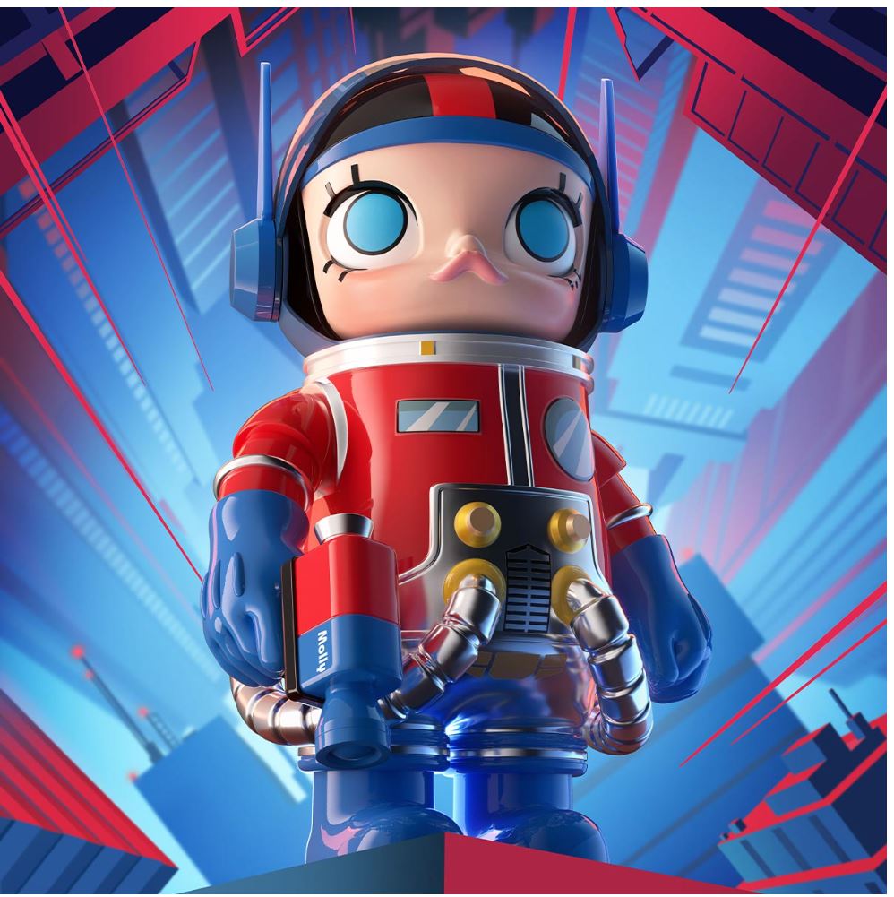 POP MART - MEGA SAPCE MOLLY TRANSFORMERS Optimus Prime 400% - 100% Authentic from POP MART