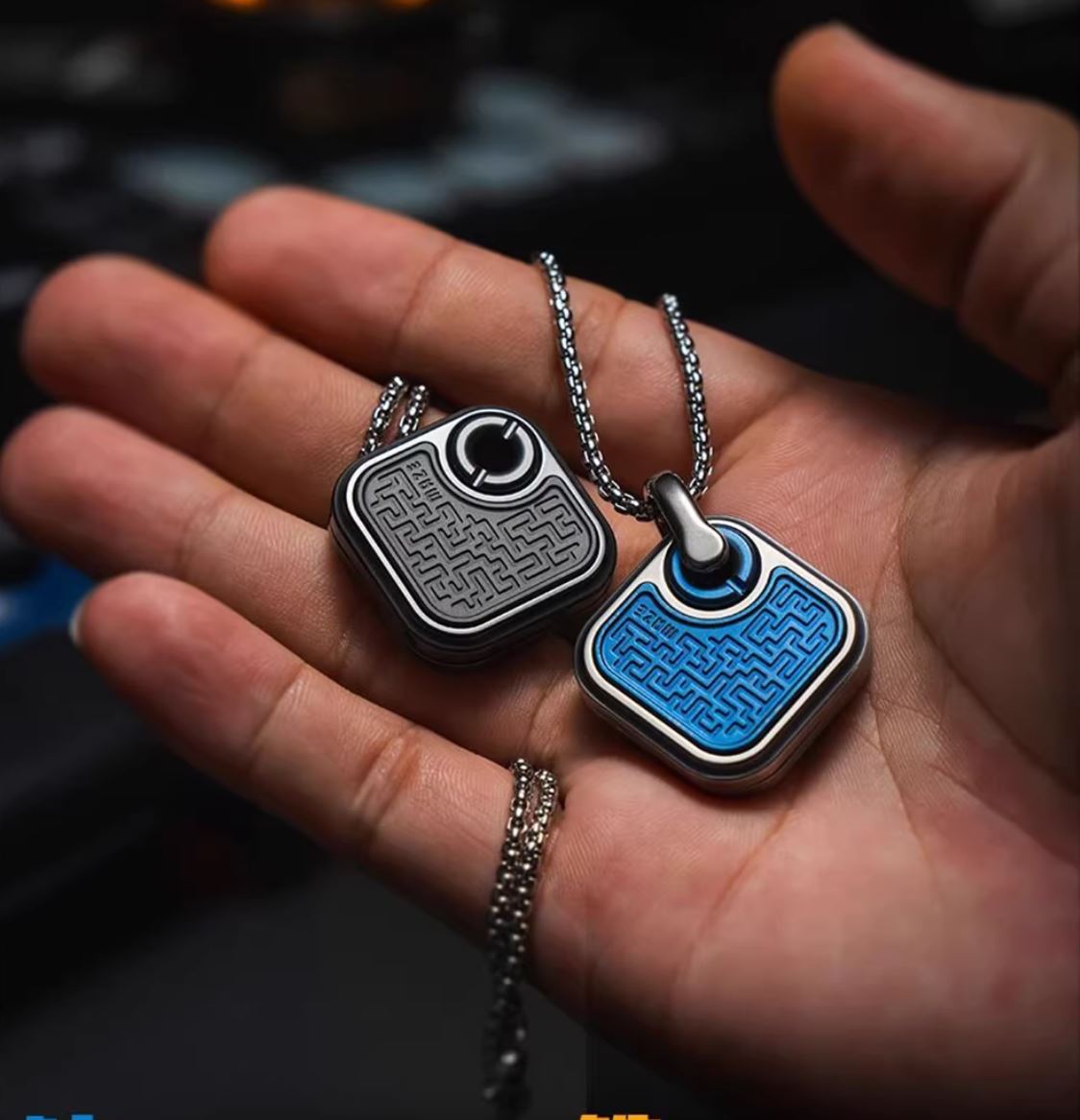 01 EDC Mini Toast Mechanical MAZE Hand Push Slider for Gift & Collection