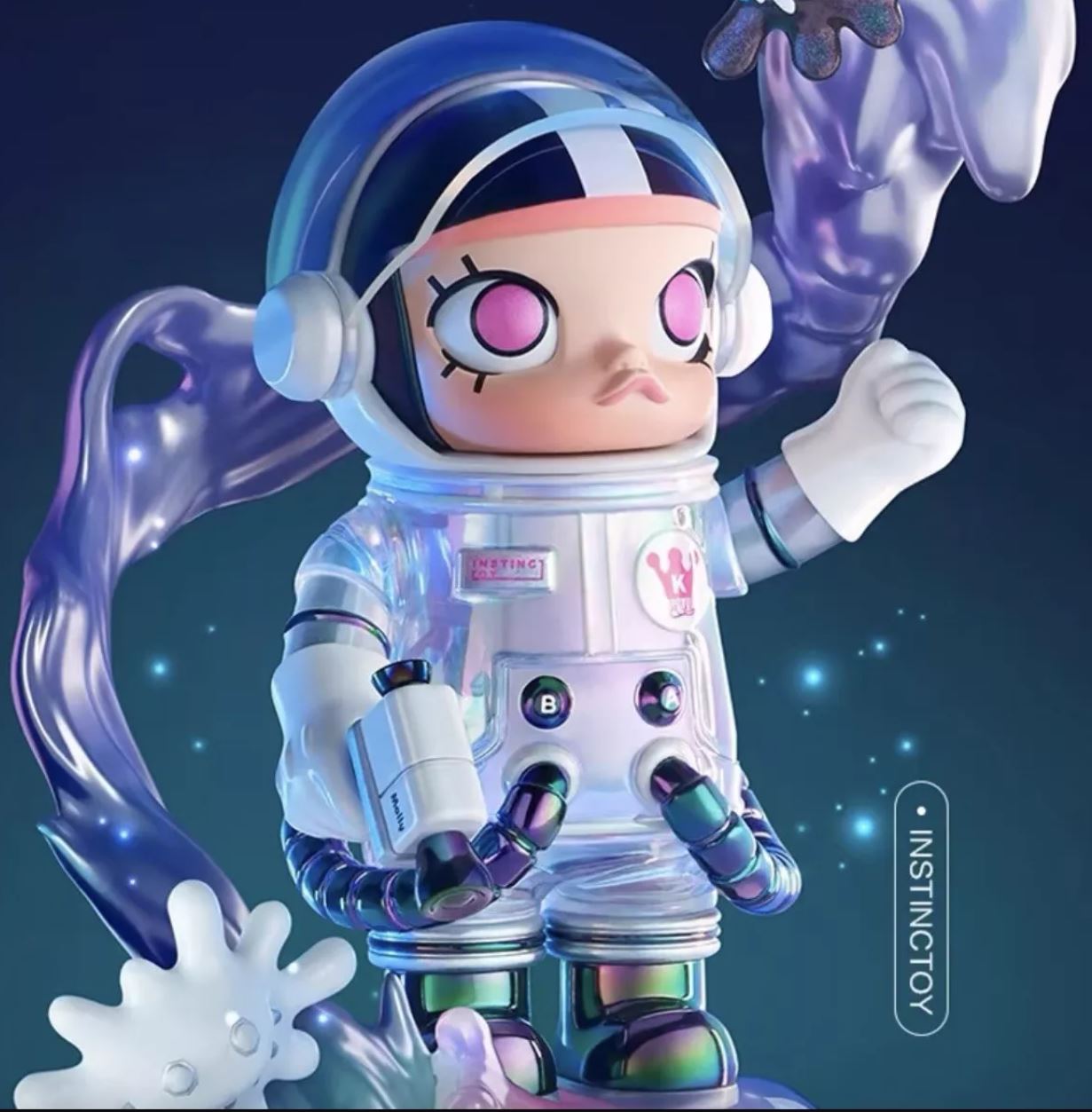 POP MART - MEGA SAPCE MOLLY 400% INSTINCTOY - Limited Edition - 100% Authentic from POP MART
