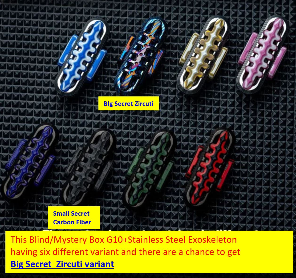 New WANWU G10 Mystery Box EXOSKELETON Mechanical Magnetic Hand Haptic Push Slider