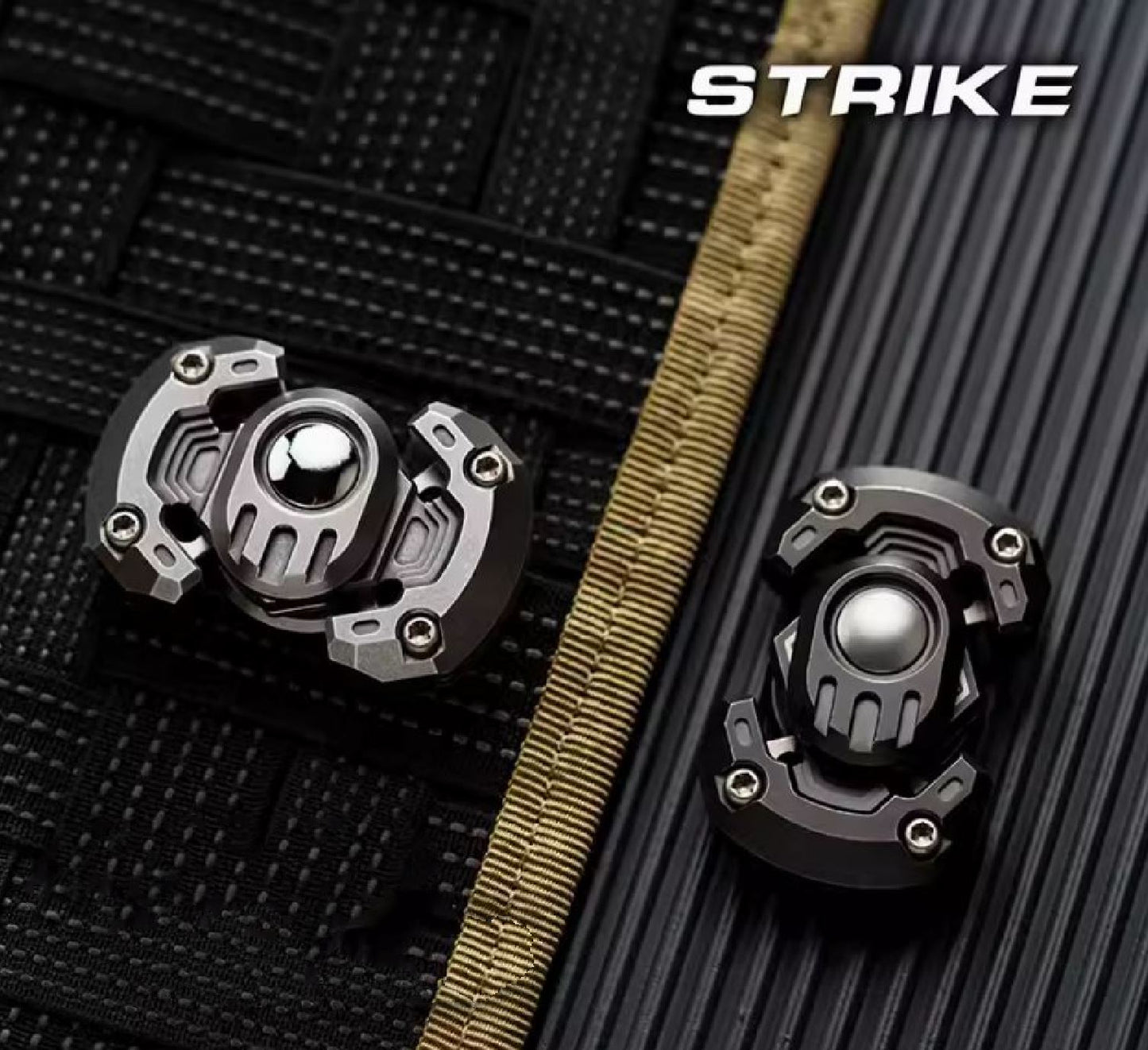 2024 WANWU Stainless Steel Mini Robot Strike Hand Gyro Fidget Spinner | WANWU Strike Mini Robot EDC Hand Spinner | Mini Robot Strike PPB Steel Hand Fidget for Gift & Collection