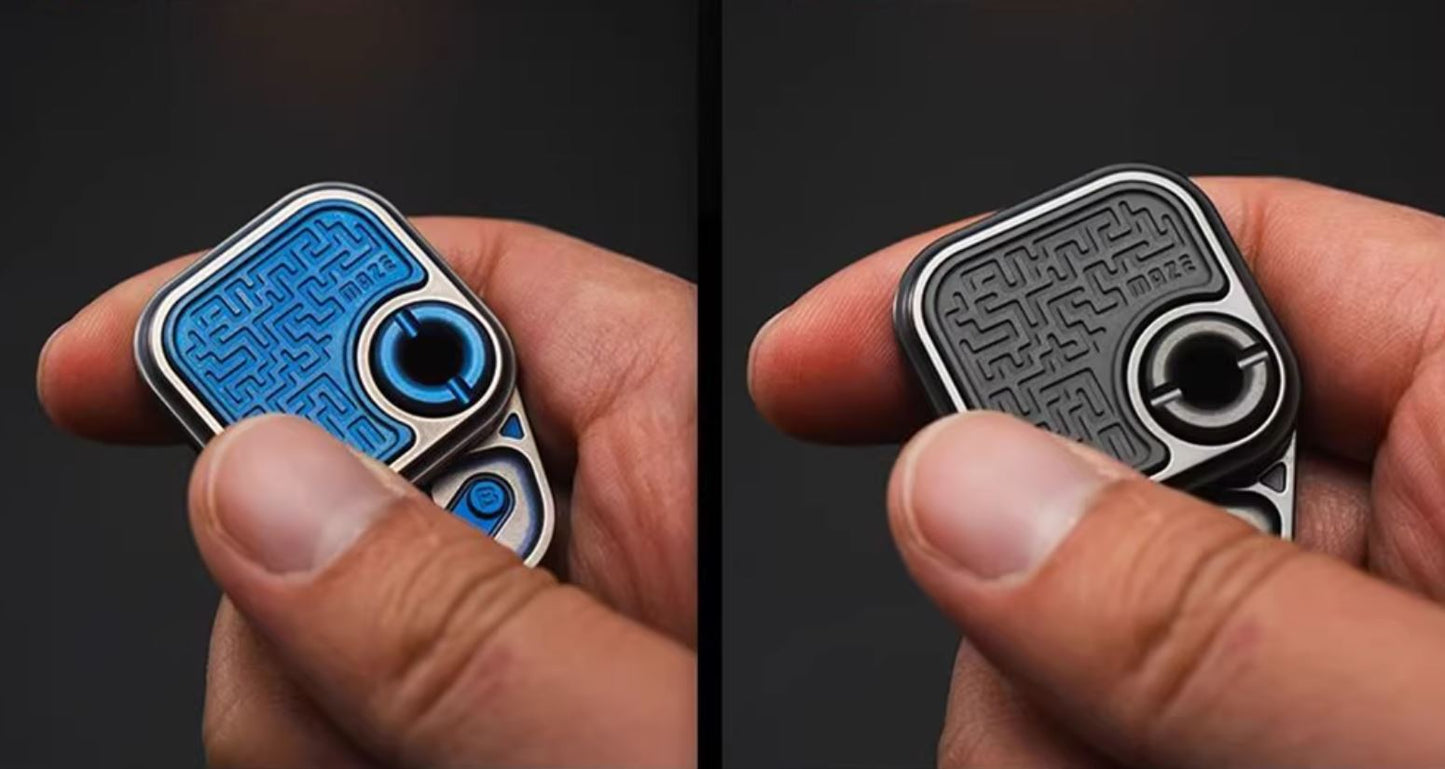 01 EDC Mini Toast Mechanical MAZE Hand Push Slider for Gift & Collection