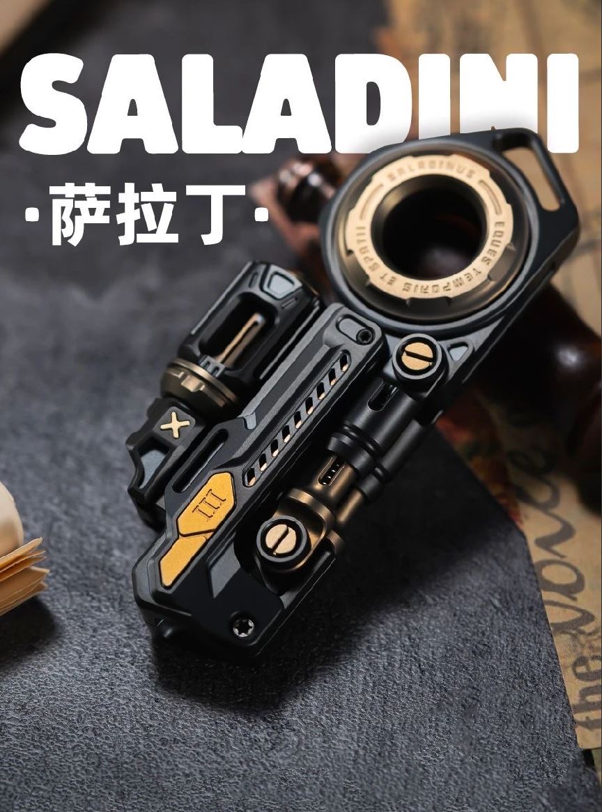 01 EDC Time Knight 3.0 Hand Ratchet Push Slider | New 01 EDC "Time Knight 3.0" EDC Hand Gyro Spinner Slider Fidget Toys for Collection & Gift.