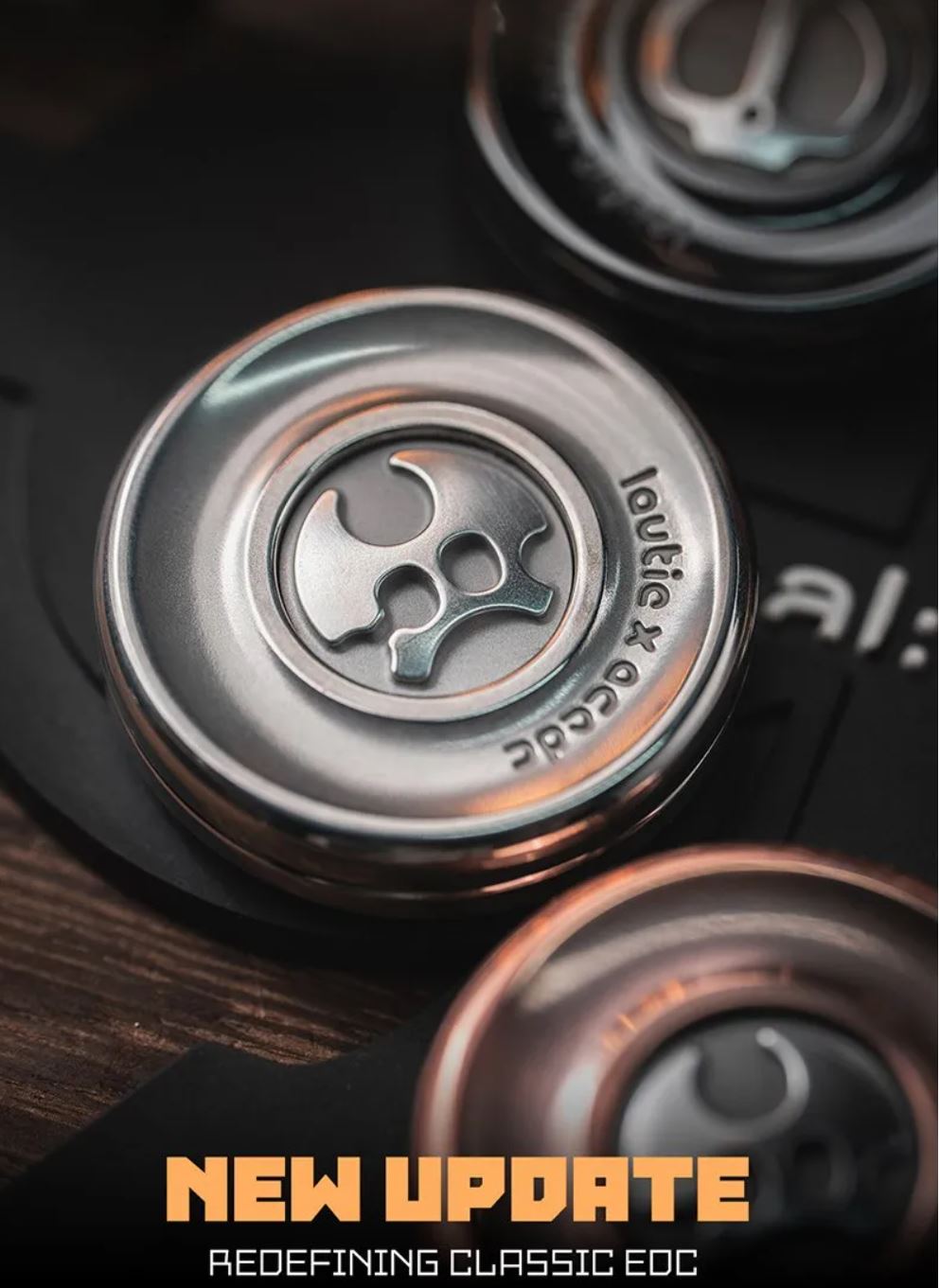 LAUTIE x ACEdc - New Devil’s Milk Cap Haptic Coin Fidget Toy for Collection & Gift