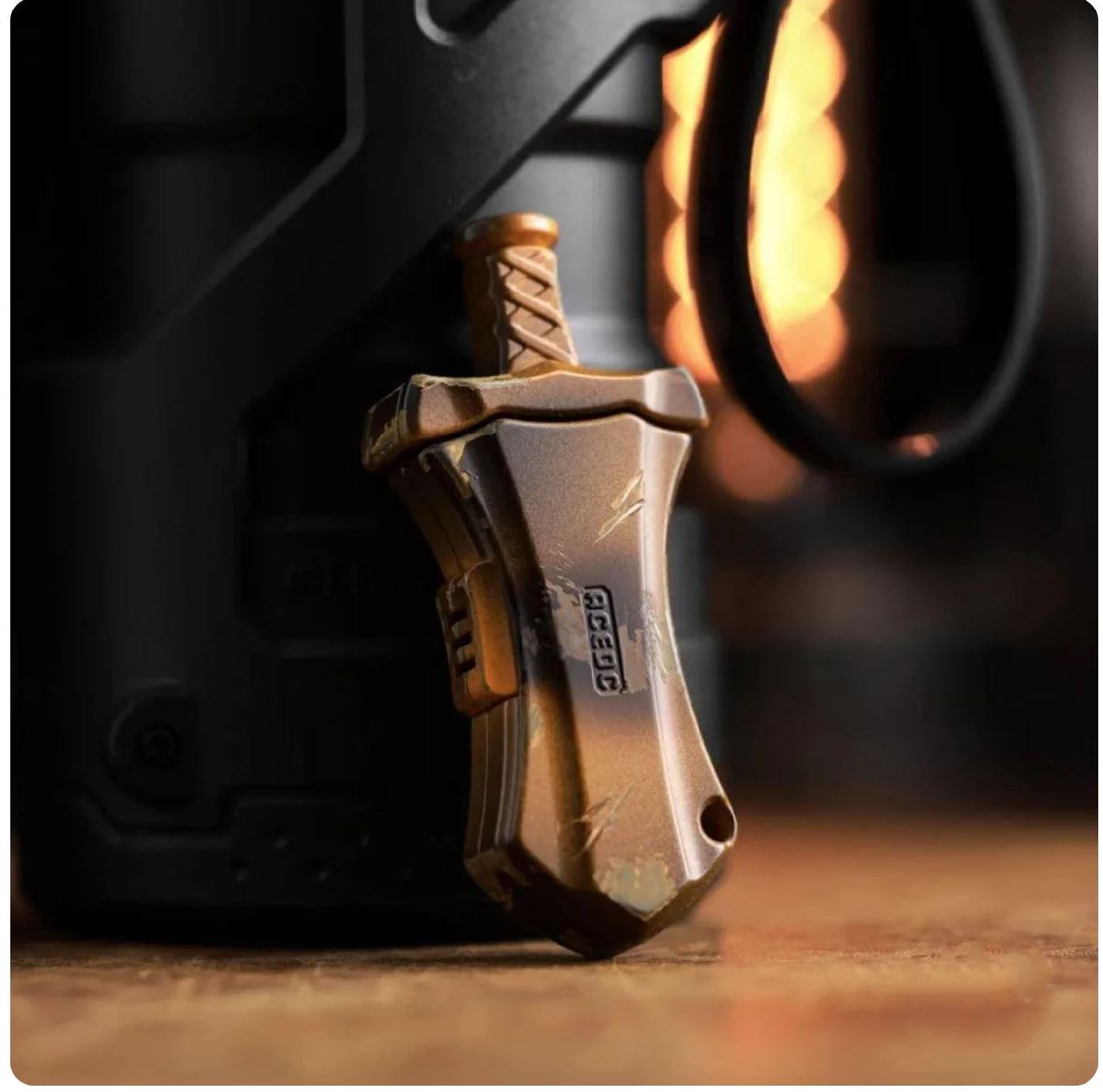 ACEdc Master Sword Hand Push Slider Fidget Toys for Collection & Gift