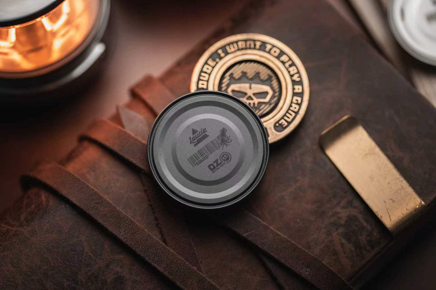 New Lautie x Metal Toys DZ "ShowHand" -Haptic Coin CAN SS Zirconium Mechanical Coin Shape Hand Slider for Collection & Gift