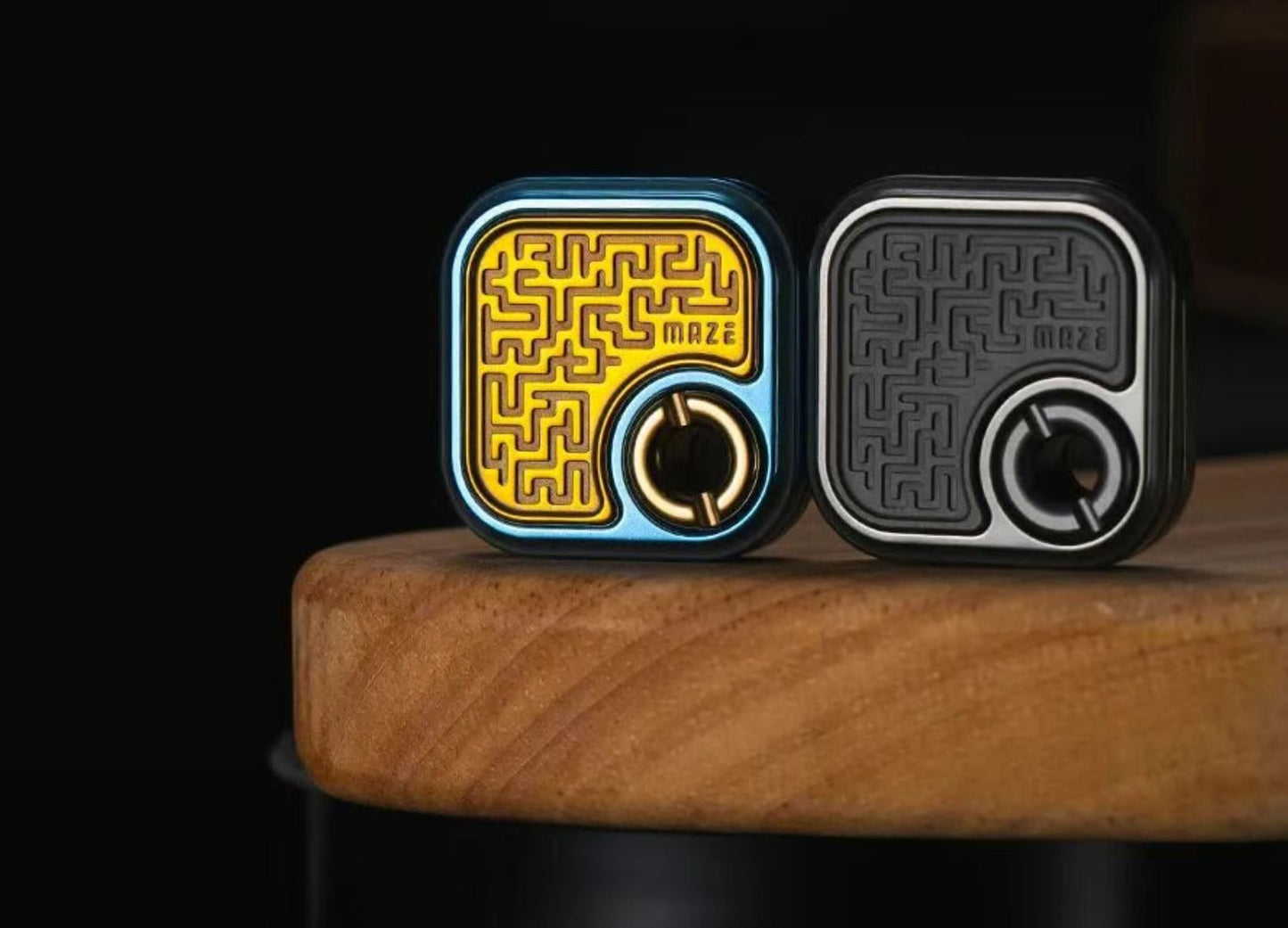 01 EDC Mini Toast Mechanical MAZE Hand Push Slider for Gift & Collection