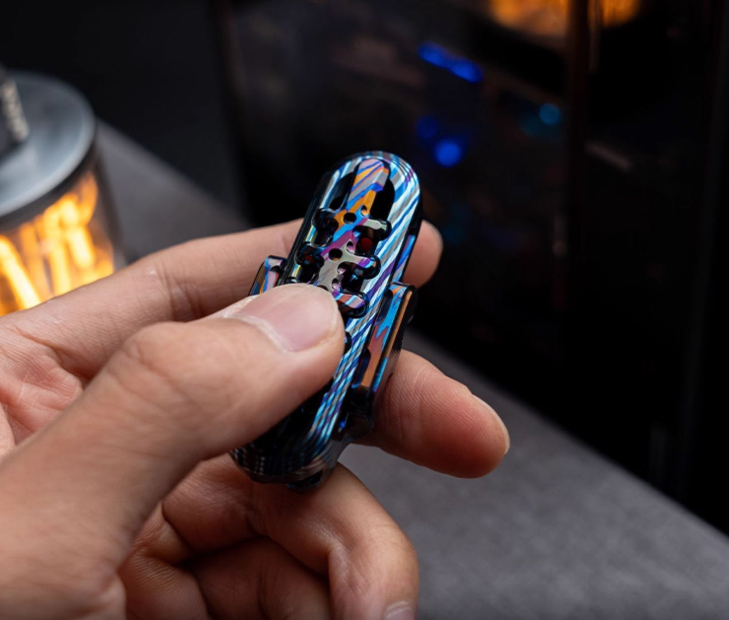 New WANWU G10 Mystery Box EXOSKELETON Mechanical Magnetic Hand Haptic Push Slider