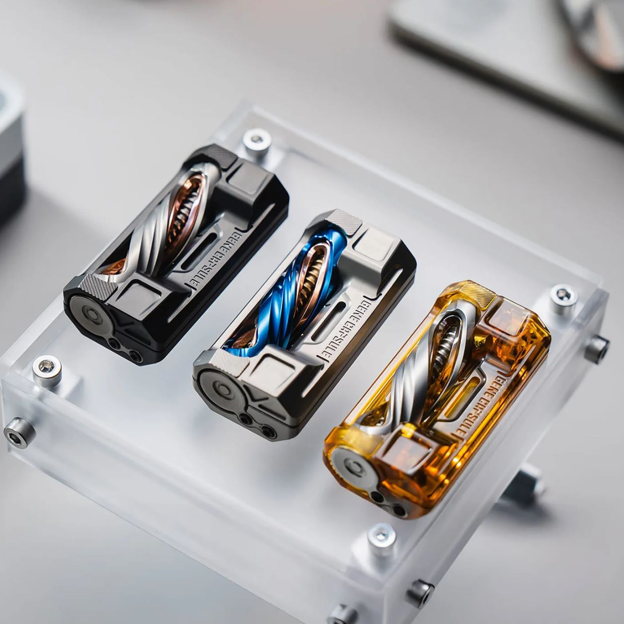 01 EDC Gene Capsule Hand Push Slider