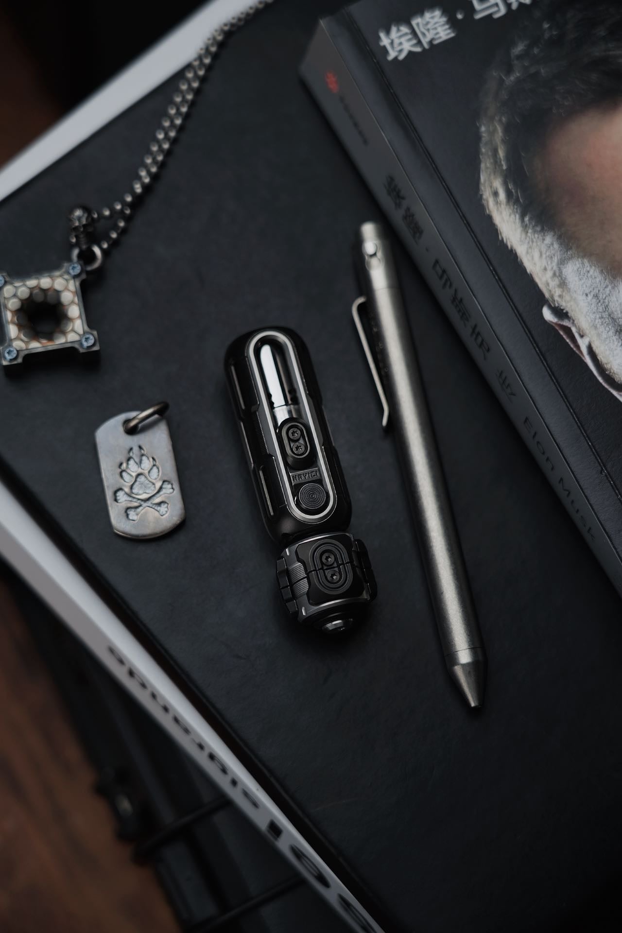 New MUYI NAYICI ARTILLERY Mechanical Ratchet Push Hand Slider | MUYI ARTILLERY Hand Push Slider | MUYI Ratchet Hand Push Fidget Toys for Collection &amp; Gift