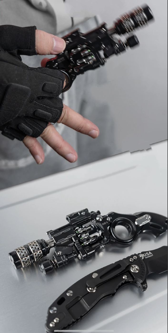 EDCELL Zirconium "Breaker Howitzer Project ver.2" Hand Push Slider EDC PPB Fidget Toys for Collection & Gift