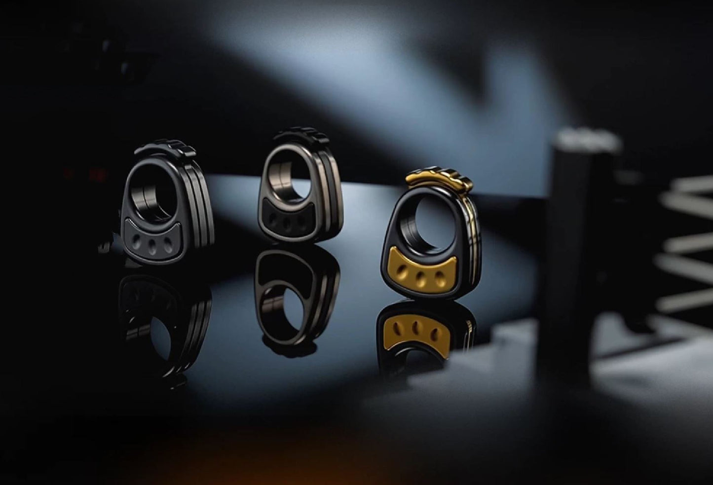 ACEdc Chick, Knuckle Slider Titanium Zirconium Fidget Toy for Collection & Gift