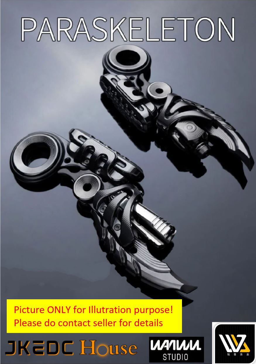 New WANWU PARASKELETON Zirconium Mechanical Magnetic Hand Haptic Push Slider PPB Fidget Toys for Collection & Gift