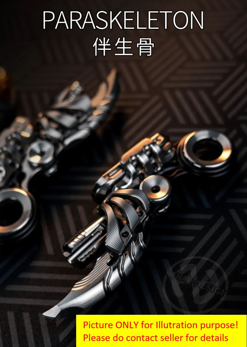 New WANWU PARASKELETON Zirconium Mechanical Magnetic Hand Haptic Push Slider PPB Fidget Toys for Collection & Gift