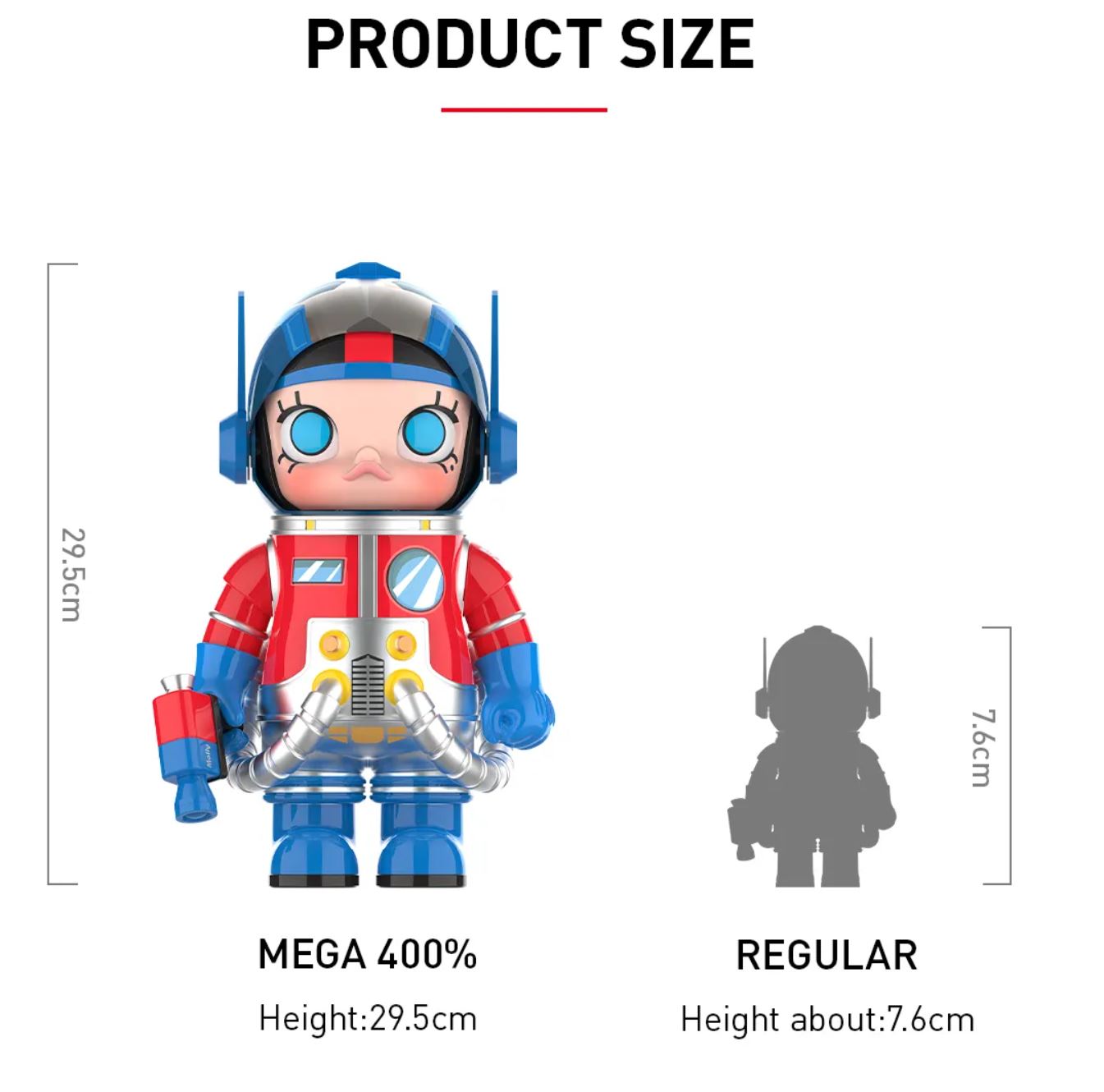 POP MART - MEGA SAPCE MOLLY TRANSFORMERS Optimus Prime 400% - 100% Authentic from POP MART