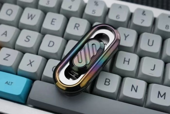 New WANWU Popping Stainless Steel Hand Fidget Haptic Push Slider | New WANWU Popping EDC Zirconium Hand Push Slider | WANWU Popping PPB Fidget Toys for Collection &amp; Gift