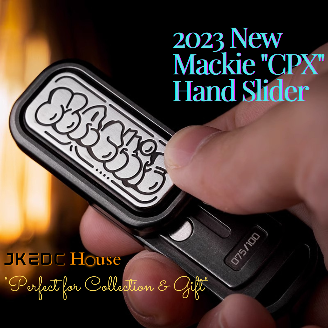 New Mackie CPX Clicker Push Slider |New CPX Fidget Toy Hand Push Clicker PPB Decompression| CPX EDC Push Slider for Gift & Collection