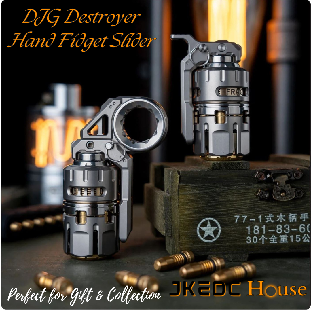 DJG Destroyer Hand Fidget Slider Spinner | DJG Destroyer Hand EDC PPB Hand Fidget Toy