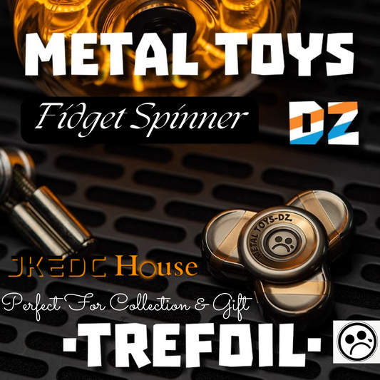 New Launching MetalToys Dz Trefoil Hand Fidget Spinner | MetalToys Dz Trefoil Gyro Spinner for Gift and Collection