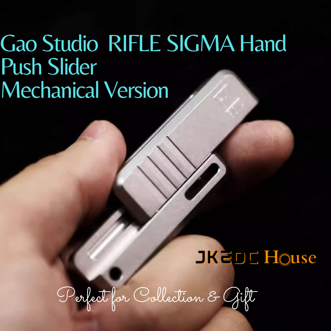 New Gao Studio RIFLE SIGMA Mechanical Hand Haptic Push Slider | Gao Studio Rifle Sigma EDC Hand push Haptic Feel Slider for Gift & Collection