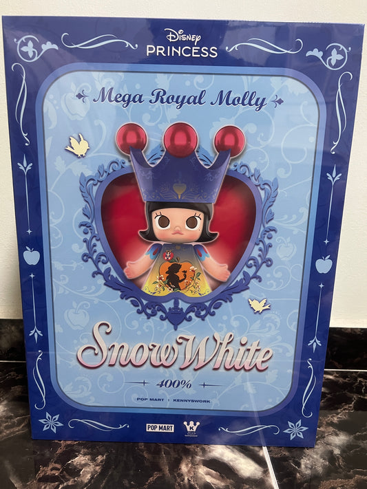POP MART - MEGA ROYAL MOLLY 400% - Snow White - 100% Authentic from POP MART