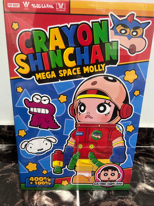 POP MART - MEGA SAPCE MOLLY 400% - Crayon Shinchan - 100% Authentic from POP MART&nbsp;