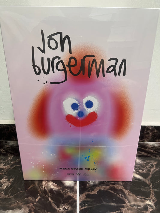POP MART - MEGA SAPCE MOLLY 400% Jon Burgerman - 100% Authentic from POP MART