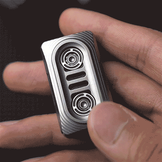 EDCELL "TAPE DRIVE" Hand Push Fidget Slider | EDCELL EDC Haptic Hand TAPE DRIVE Fidget Toys Slider for Collection & Gift