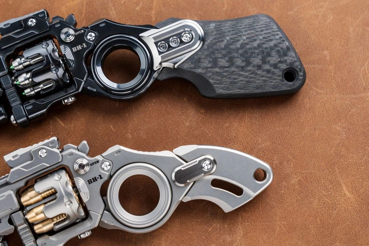 EDCELL Zirconium "Breaker Howitzer Project ver.2" Hand Push Slider EDC PPB Fidget Toys for Collection & Gift