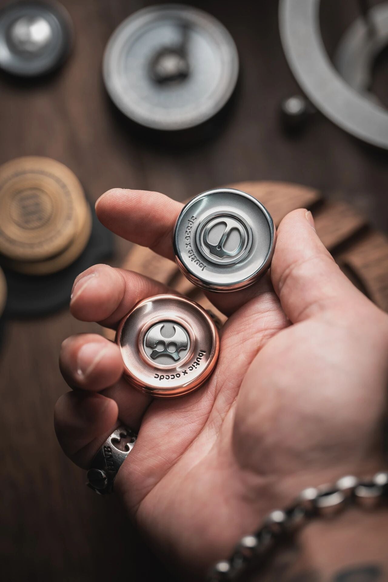 LAUTIE x ACEdc - New Devil’s Milk Cap Haptic Coin Fidget Toy for Collection & Gift