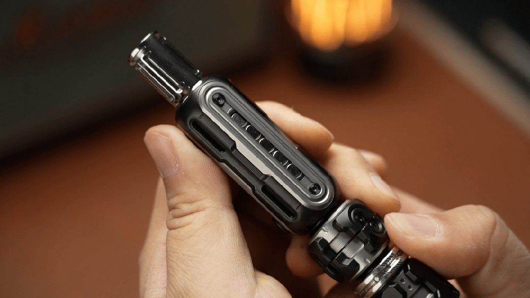 New MUYI NAYICI ARTILLERY Mechanical Ratchet Push Hand Slider | MUYI ARTILLERY Hand Push Slider | MUYI Ratchet Hand Push Fidget Toys for Collection &amp; Gift