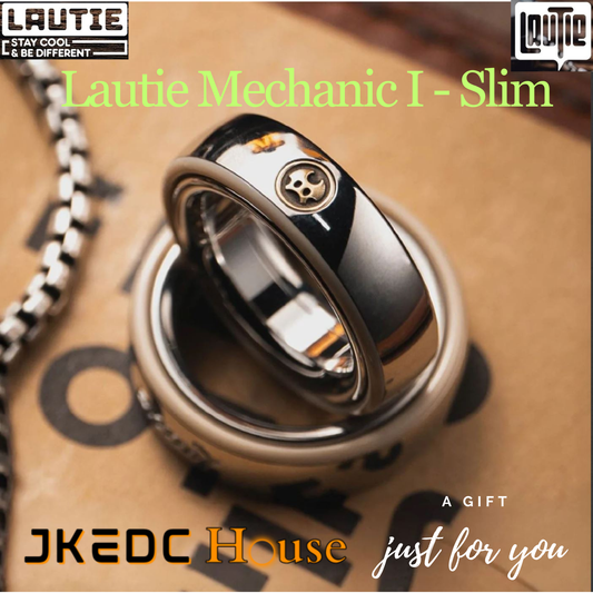 New Launching Lautie SpyWar Mechanic I - Slim Fidget Ring for Collection & Gift