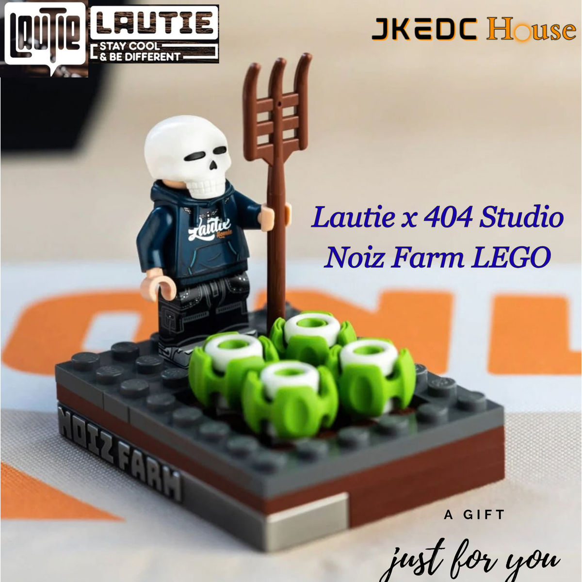 Lautie Noiz Farm LEGO Fidget Toy for Collection & Gift