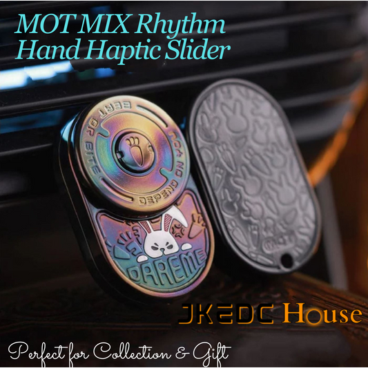 New MOT MIX Rhythm EDC Zirconium Rabbit - Zelda Hand Push Slider | New MOT MIX Rhythm EDC Zelda Hand Fidget Toys | New MOT EDC PPB Rabbit Hand Push Slider for Gift & Collection.