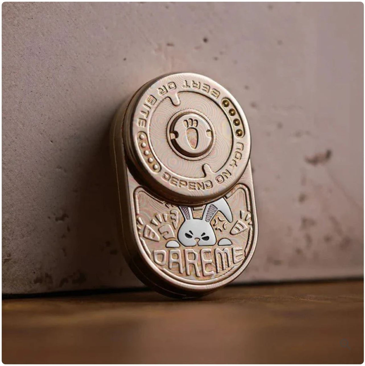 Mokume Rabbit New MOT MIX EDC Zircuti Rabbit - Zelda Hand Push Slider for Collection ...