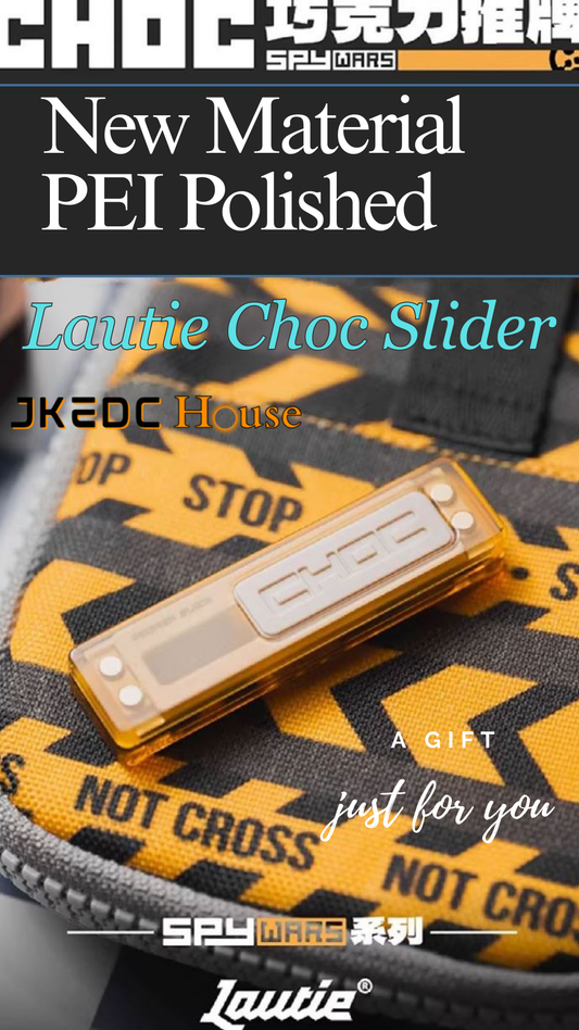 Lautie EDC Choc Mechanical Hand Fidget Slider | Lautie Choc Hand Haptic Slider EDC for Collection &amp; Gift