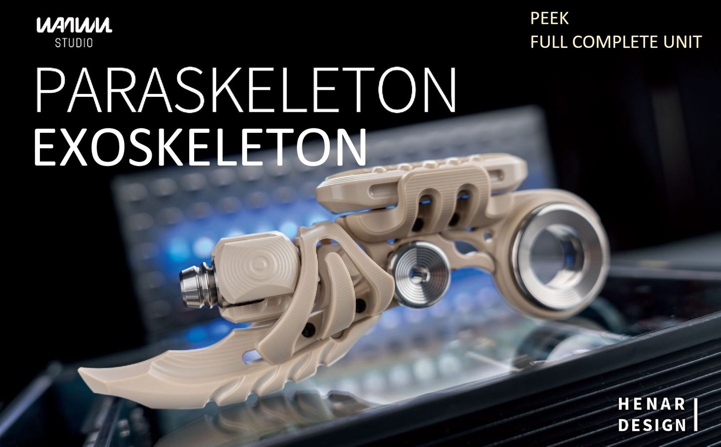 New WANWU PARASKELETON Zirconium Mechanical Magnetic Hand Haptic Push Slider PPB Fidget Toys for Collection & Gift