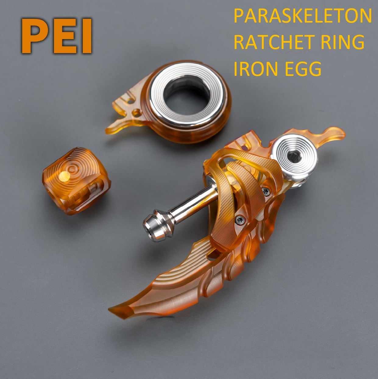 WANWU PARASKELETON EXOSKELETON PEEK PEI Mechanical EDC PPB Hand Haptic Push Slider for Gift & Collection