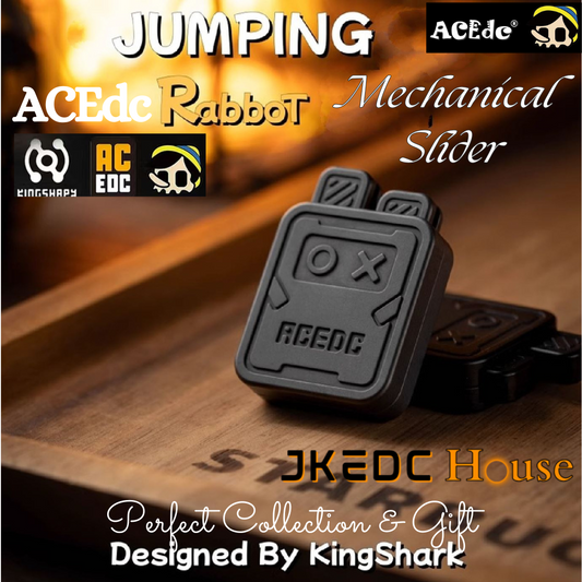 New ACEdc Rabbot Mechanical Jumping Slider | ACEdc Rabbot Jumping Fidget Toy | ACEdc Rabbot Jumping EDC Hand Slider for Collection & Gift