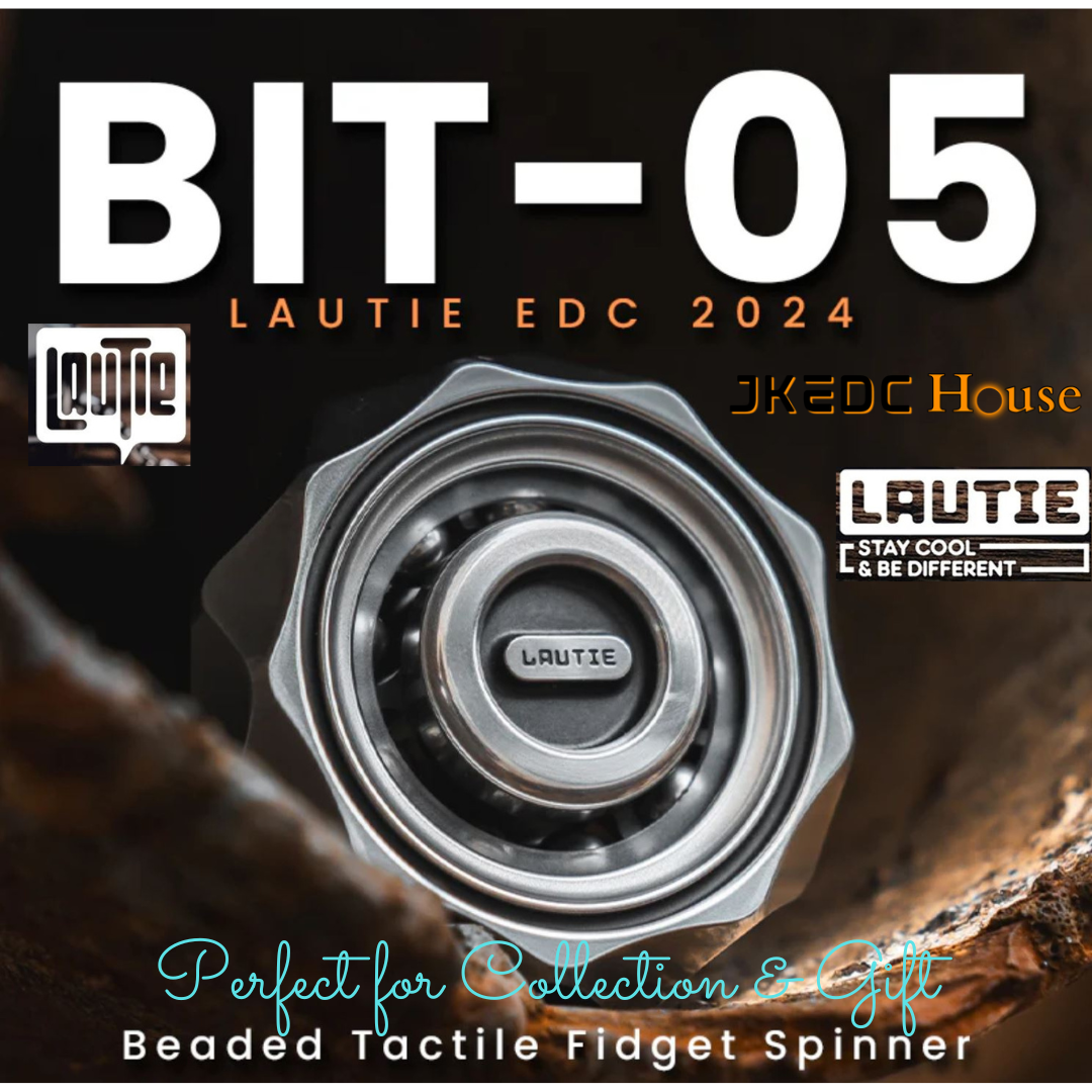 Lautie Bit 05 Beaded Tactile Fidget Spinner | LautieEDC bit-05 Hand Sp ...