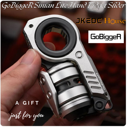 GoBiggeR Sinian Lite Aluminum Hand Fidget Haptic Slider | GobiggeR Sinian Lite Aluminum EDC Hand Slider | GobiggeR Sinian Lite Aluminum Hand Fidget Toy PPB for Collection & Gift