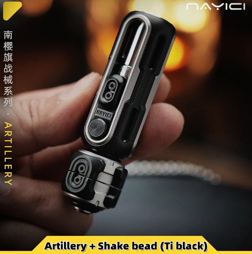 New MUYI NAYICI ARTILLERY Mechanical Ratchet Push Hand Slider | MUYI ARTILLERY Hand Push Slider | MUYI Ratchet Hand Push Fidget Toys for Collection & Gift